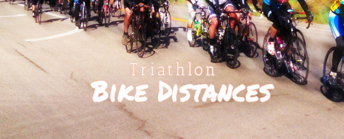 Bike distances in common triathlon races